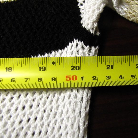 Boston Proper Open-Knit Stretch Striped Sweater Sz XS - Picture 8 of 12